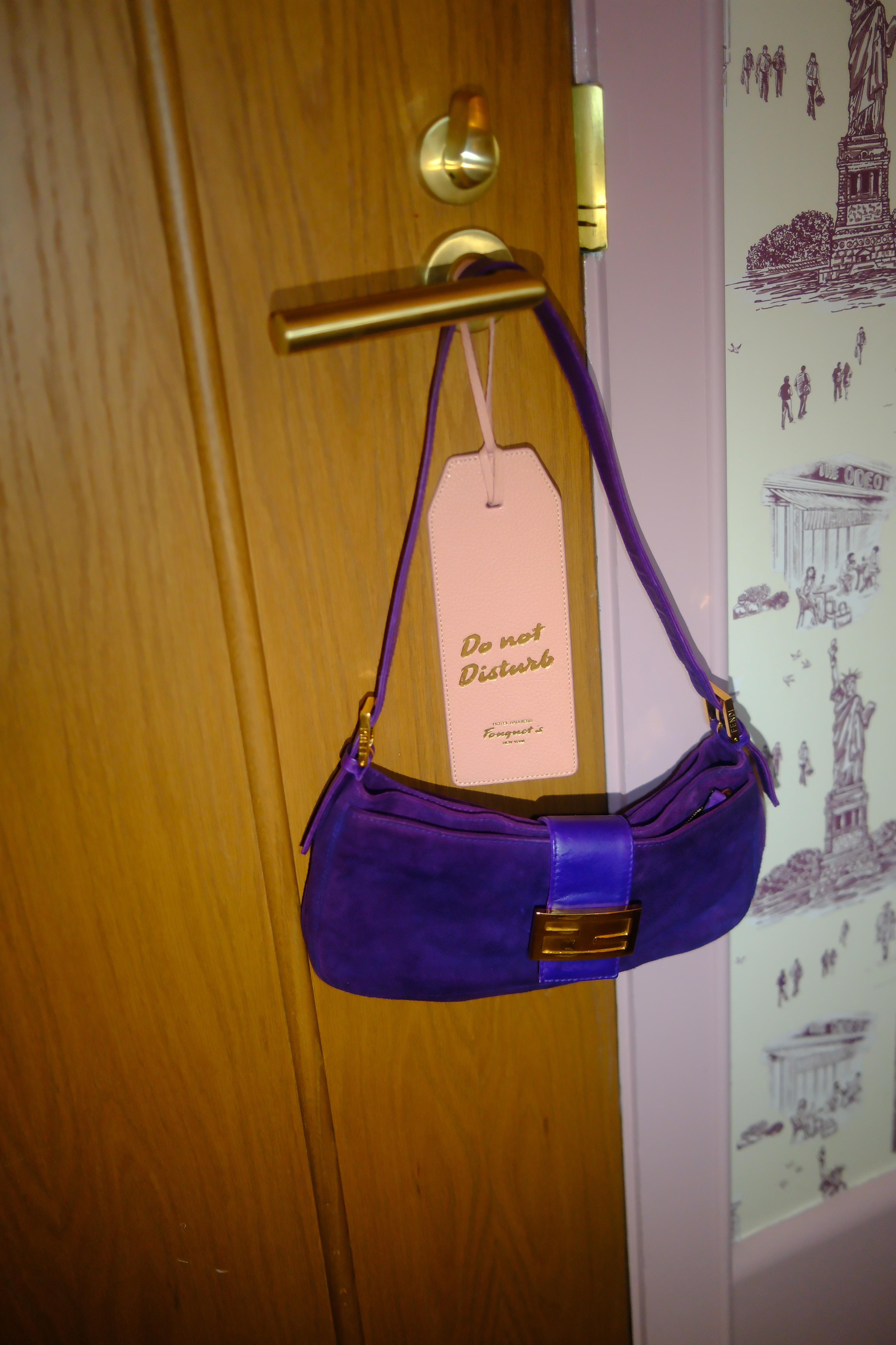 Fendi Suede Baguette