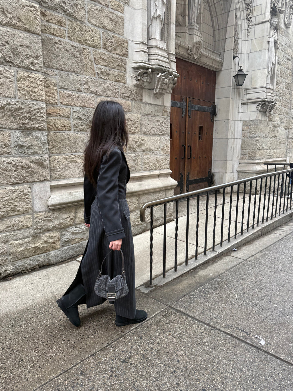 Fendi Grey Zucca Wool