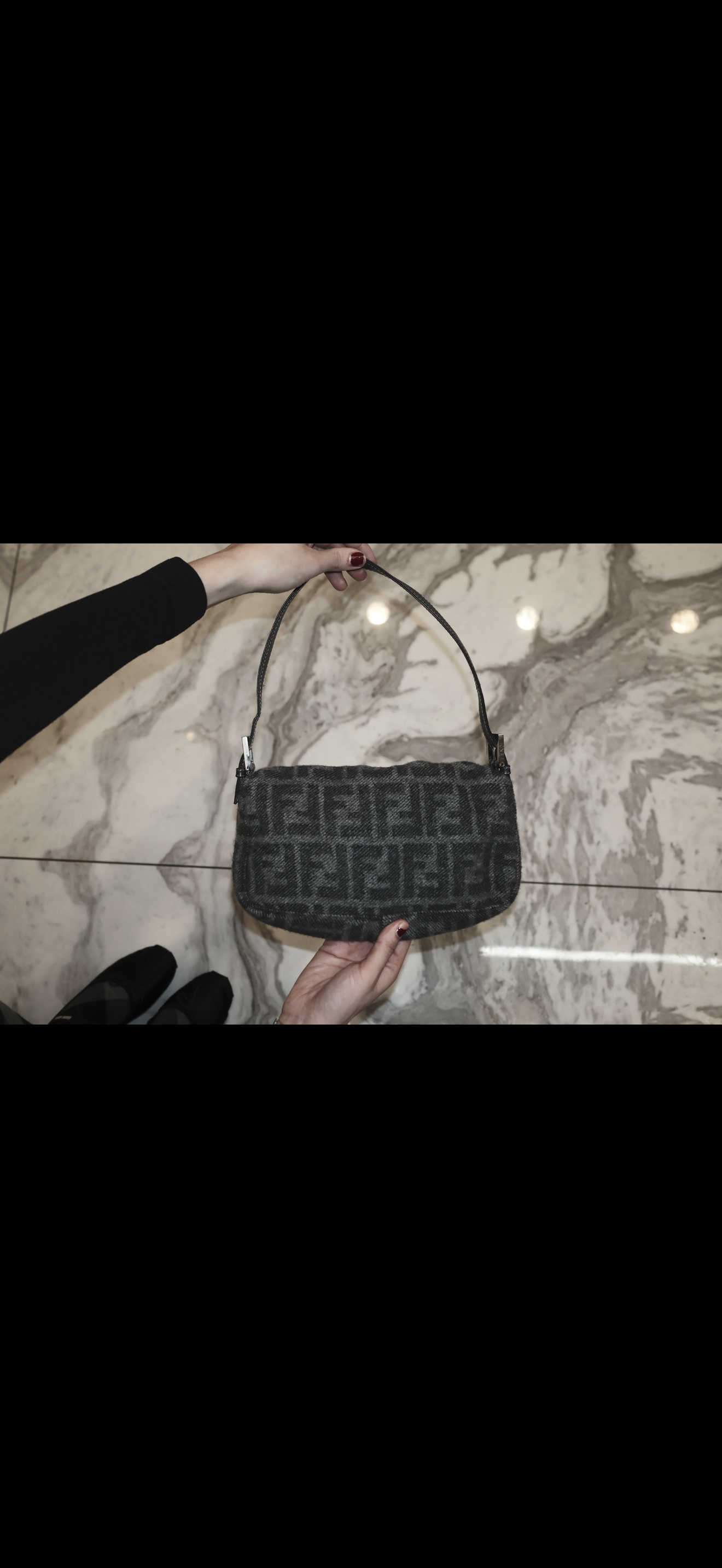 Fendi Grey Zucca Wool