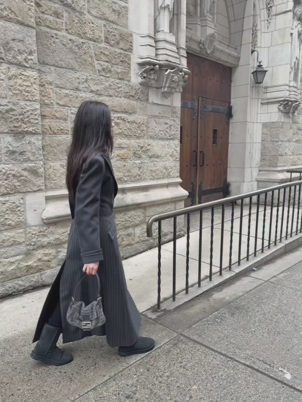 Fendi Grey Zucca Wool