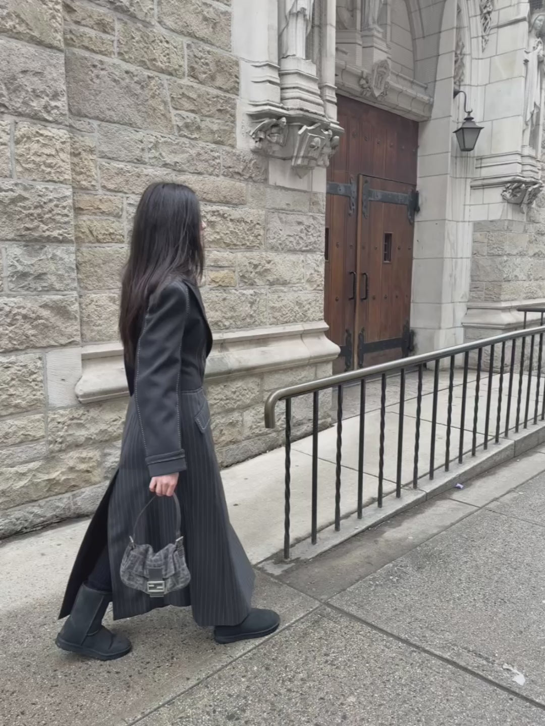 Fendi Grey Zucca Wool