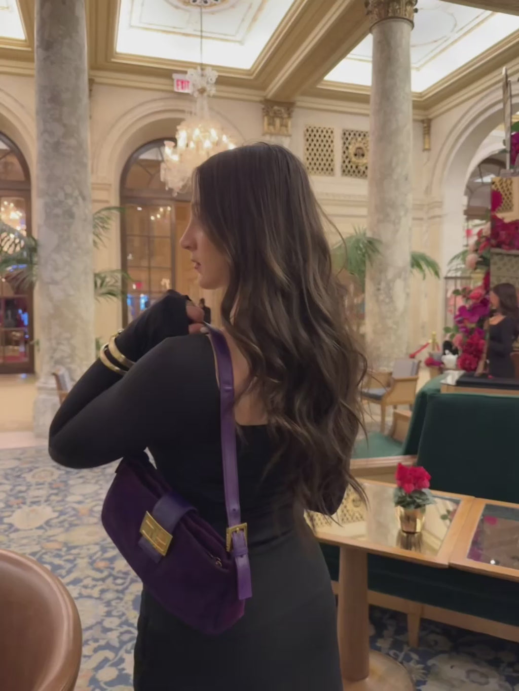 Fendi Suede Baguette